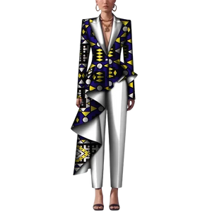 African Dashiki Print Pant Suit Set for Women W250182