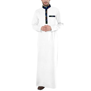 Men's Cotton Jubba Thobe – Tailored Elegance for All Seasons M250207