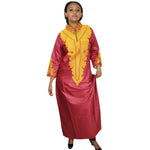 Elegant Dashiki-Inspired Long Sleeve African Dress for Women W250142