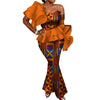 Vibrant Dashiki Crop Top & Pant Set for Women W250103