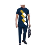 Men’s African Dashiki Two-Piece Traditional Shirt & Pants Set M250121