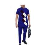 Men’s African Dashiki Two-Piece Traditional Shirt & Pants Set M250121