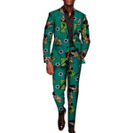 Men’s African Print 2-Piece Set – Blazer & Pants Suit M250110