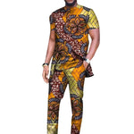 Elegant African Dashiki 2-Piece Set for Men – Long Shirt & Pants M250193