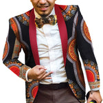 Men's Ankara Print Blazer – African Fashion Statement Jacket M250135