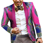 Men's Ankara Print Blazer – African Fashion Statement Jacket M250135