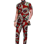 Elegant African Dashiki 2-Piece Set for Men – Long Shirt & Pants M250193