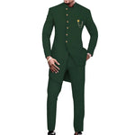 African Inspired Slim Fit Suit for Men – 2 Piece Print Set M250164