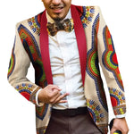 Men's Ankara Print Blazer – African Fashion Statement Jacket M250135
