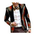 Men's Ankara Print Blazer – African Fashion Statement Jacket M250135