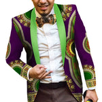 Men's Ankara Print Blazer – African Fashion Statement Jacket M250135