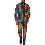 Men’s African Print 2-Piece Set – Blazer & Pants Suit M250110