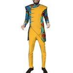 Modern African Print Suit Set for Men – Dashiki Inspired 2-Piece Outfit M250165