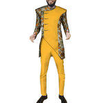 Modern African Print Suit Set for Men – Dashiki Inspired 2-Piece Outfit M250165