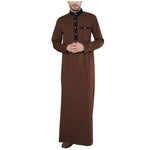 Men's Cotton Jubba Thobe – Tailored Elegance for All Seasons M250207