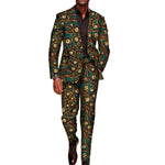 Men’s African Print 2-Piece Set – Blazer & Pants Suit M250110