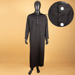 Men's Cotton Jubba Thobe – Tailored Elegance for All Seasons M250207