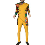 Modern African Print Suit Set for Men – Dashiki Inspired 2-Piece Outfit M250165