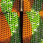 Vibrant Ankara Print Maxi Dress – Sleeveless African Cotton Gown W250202