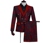 Men’s Bazin Riche Ankara Print 2-Piece Blazer & Pants Set M250111
