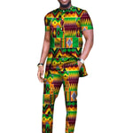 Elegant African Dashiki 2-Piece Set for Men – Long Shirt & Pants M250193
