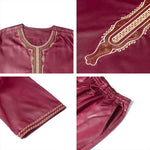 Men's Embroidered Dashiki Shirt & Trouser Set – African Heritage Style M250106