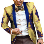 Men's Ankara Print Blazer – African Fashion Statement Jacket M250135