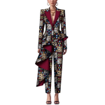 African Dashiki Print Pant Suit Set for Women W250182