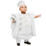 Boys African Print 3-Piece Dashiki Outfit with Hat K250116