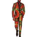 Men’s African Print 2-Piece Set – Blazer & Pants Suit M250110