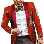 Men's Ankara Print Blazer – African Fashion Statement Jacket M250135