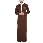Men's Cotton Jubba Thobe – Tailored Elegance for All Seasons M250207