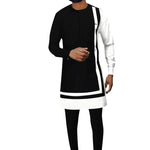 Elegant Dashiki Ankara Two-Piece Set for Men M250118