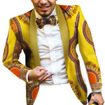 Men's Ankara Print Blazer – African Fashion Statement Jacket M250135