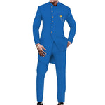 African Inspired Slim Fit Suit for Men – 2 Piece Print Set M250164
