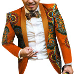 Men's Ankara Print Blazer – African Fashion Statement Jacket M250135