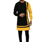 Elegant Dashiki Ankara Two-Piece Set for Men M250118