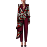 African Dashiki Print Pant Suit Set for Women W250182