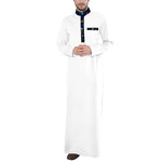Men's Cotton Jubba Thobe – Tailored Elegance for All Seasons M250207