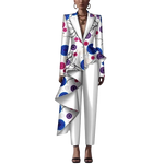 African Dashiki Print Pant Suit Set for Women W250182