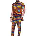 Elegant African Dashiki 2-Piece Set for Men – Long Shirt & Pants M250193