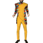Modern African Print Suit Set for Men – Dashiki Inspired 2-Piece Outfit M250165