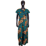 Vibrant African Print Crop Top & Pants Set for Women W250204