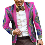 Men's Ankara Print Blazer – African Fashion Statement Jacket M250135
