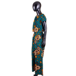 Vibrant African Print Crop Top & Pants Set for Women W250204