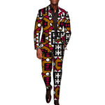 Men’s African Print 2-Piece Set – Blazer & Pants Suit M250110