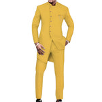 African Inspired Slim Fit Suit for Men – 2 Piece Print Set M250164