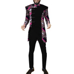 Modern African Print Suit Set for Men – Dashiki Inspired 2-Piece Outfit M250165