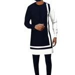 Elegant Dashiki Ankara Two-Piece Set for Men M250118