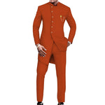 African Inspired Slim Fit Suit for Men – 2 Piece Print Set M250164